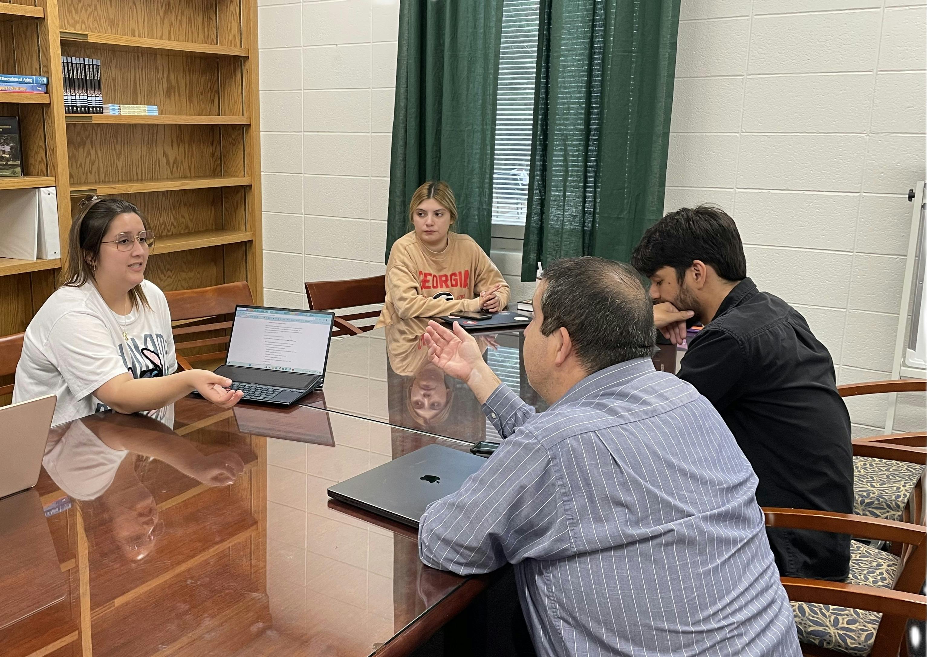 CLASE scholars at work