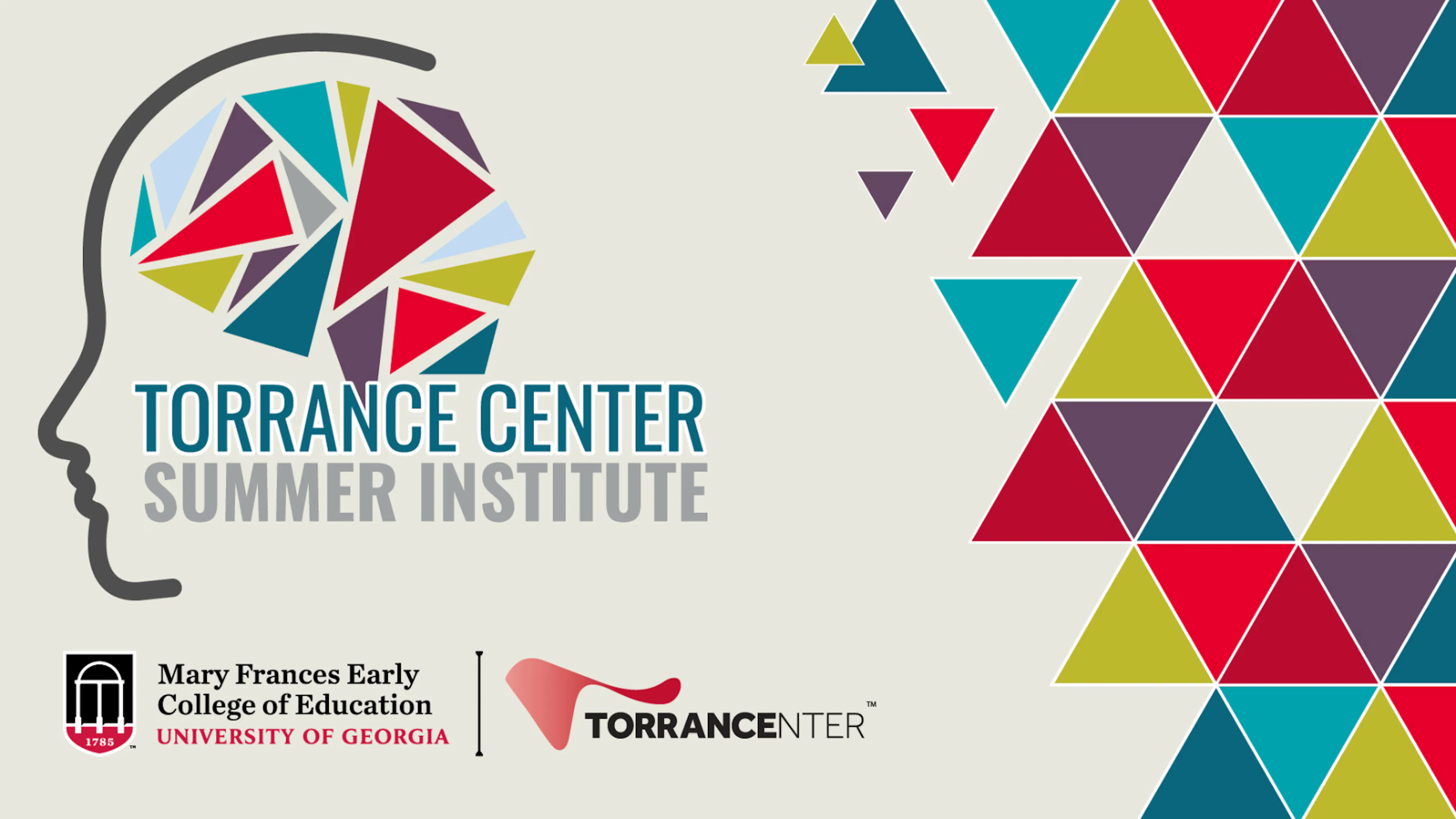 Torrance Center Summer Institute Mary Frances Early College of Education