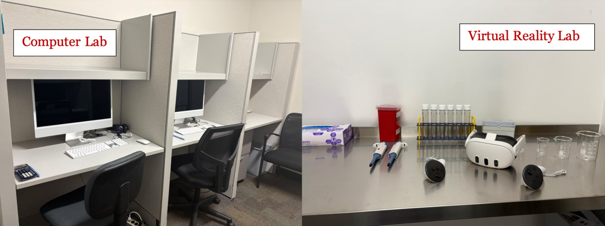 Photo of Cognition and Active Learning physical lab space