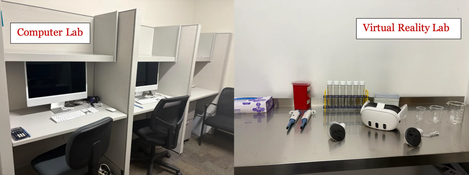 Photo of Cognition and Active Learning physical lab space